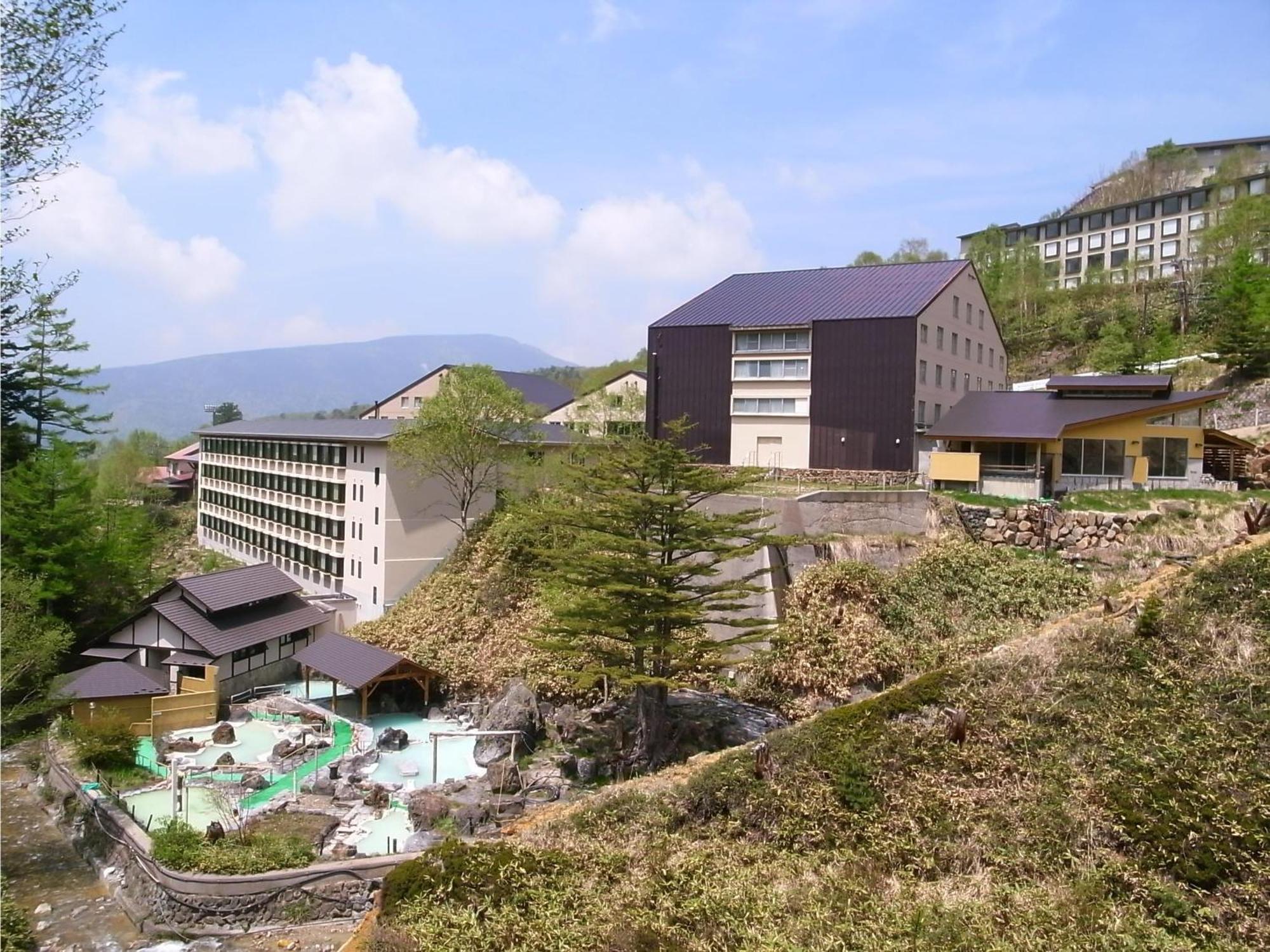 Manza Kogen Hotel Tsumagoi Bagian luar foto